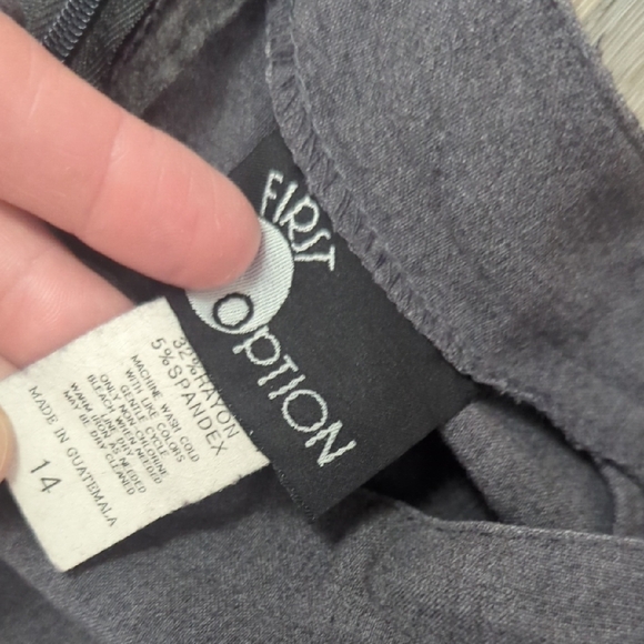 Vintage First Option Elegant Gray Women's Skirt - Picture 5 of 5